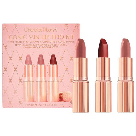 charlotte tilbury mini lipstick trio.